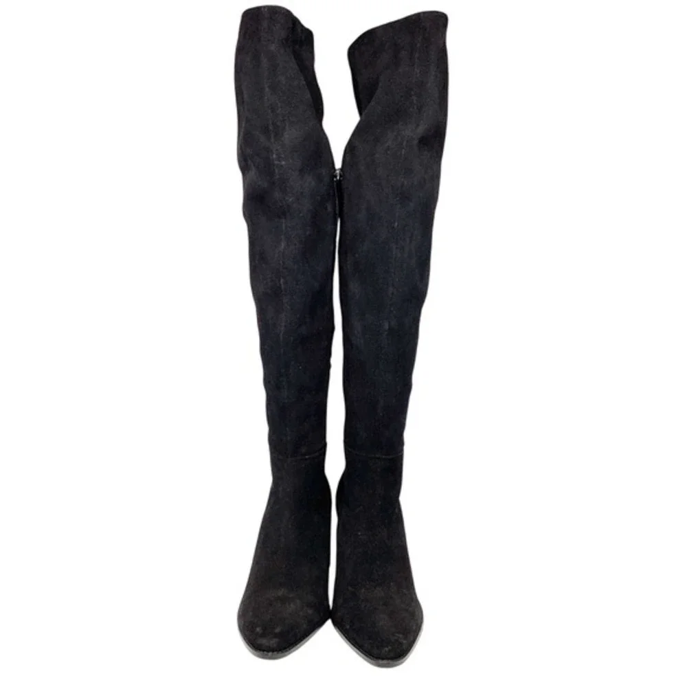 Seychelles Women's Black Soft Suede Over The Knee Boots Size 10‎